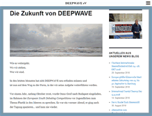Tablet Screenshot of deepwave.org